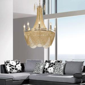 Chain link pendant light Hanging Chandelier Lighting (WH-CC-17)
