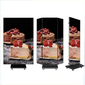 LED vertical advertising screen Mirror LED screen Foldable LED screen