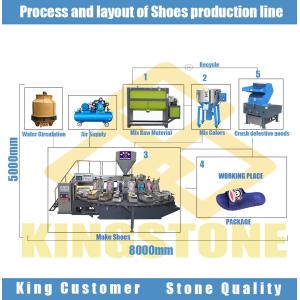24 Station 194 Pairs/Hour PVC Plastic Shoe Injection Machine