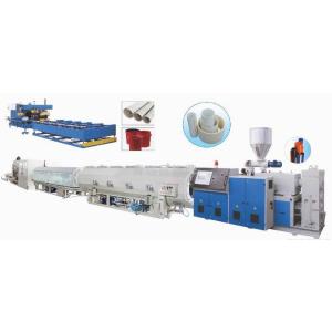 Plastic Extrusion Line Plastic Extrusion Machine , PVC Cable Protection Pipe