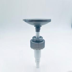 China Empty 24-410 Black Plastic Lotion Pumps Cylinder Shaped Clear on sale