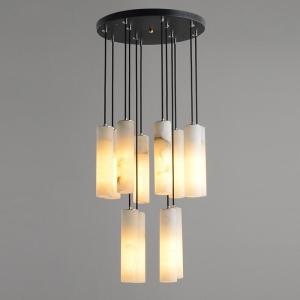 AC265V Contemporary Kitchen Modern Decorative Lamps Natural Marble Alabaster