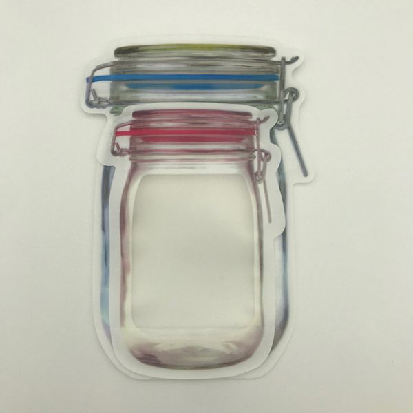 Buy Disposable PET12 Custom Shaped Bags 80g Clear Plastic Zipper Pouch at wholesale prices