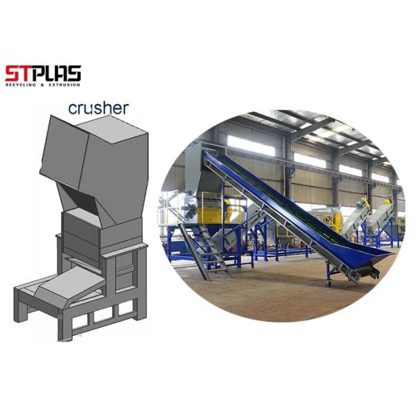 Buy Fast Speed PP PE Bottles Recycling Equipment , Hdpe Scrap Washing Machine at wholesale prices