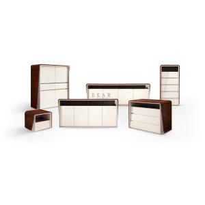 Wooden Bedroom Furniture 5 Drawer Chest Cloth Cabinet W006B12B
