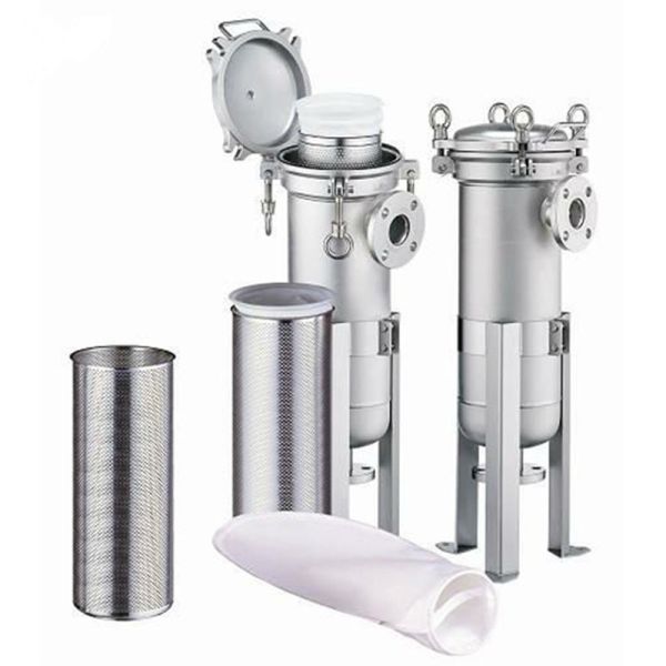 Buy Stainless Steel Bag Filter Housing Large Flow Industrial Water Multi Bag Filter at wholesale prices
