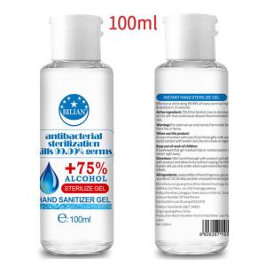 Protective Antibacterial Hand Sanitizer Gel 75% Alcohol 500ml Transparent Color