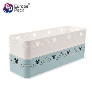 Reusable Mickey Mouse hollow-out pattern Plastic storage box