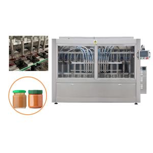 Quality Automatic Servo Motor Piston Linear Apple Sauce Glass Jar Filling Machine With Plc Control for sale