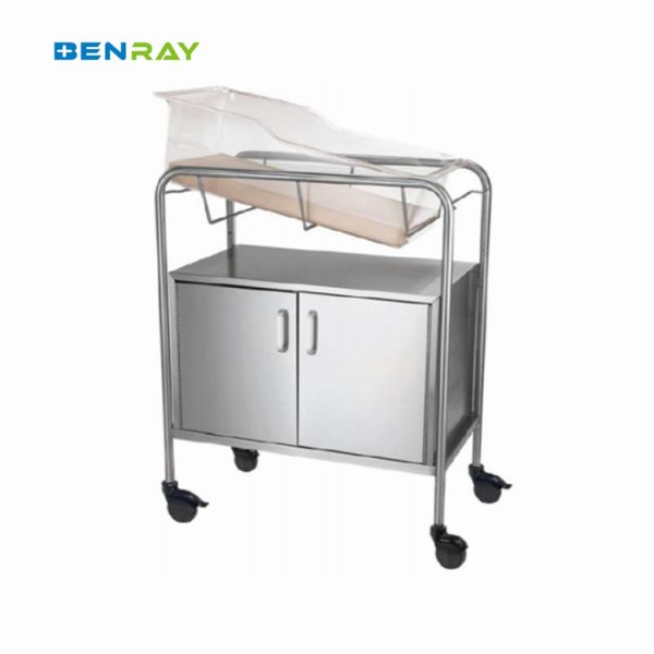 Buy Manual Children Hospital Bed Medical Home Use Children Kids Baby Basin Cart at wholesale prices
