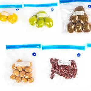 Quality Reusable Vacuum Food Storage Bags Zipper Air Valve Bag Moisture Proof for sale