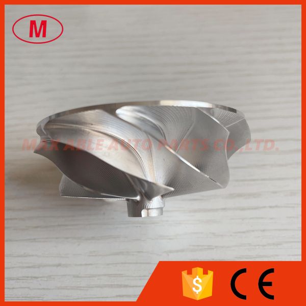 K04 48.35/60.00mm 9+0 Blades Point Milling Super Back:1.80mm Turbo Aluminum 2618/Milling/billet Compressor Wheel