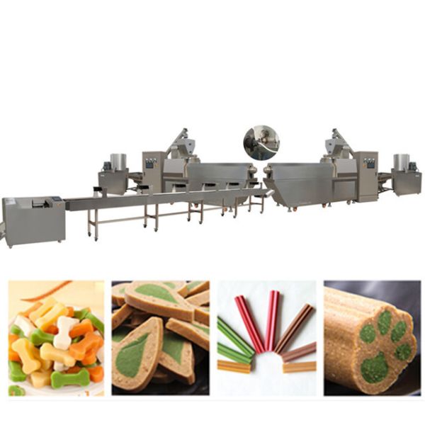 Single Screw Auto Pet Treats Dog Chews Food Making Equipment