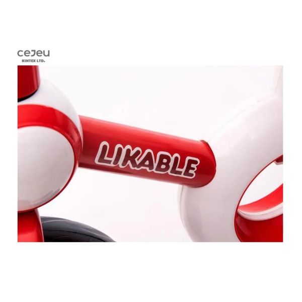 Toddler 3 Wheel Bike With Adjustable Seat And Removable Pedals