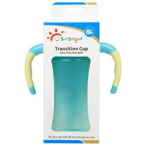 FDA 9 Ounces Baby Sippy Cup With Flexible Spout