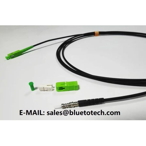 MTC Pushable Fiber Optic Patch Cord SC/APC Field Shield Fiber Pathway Push-Pull