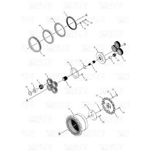 E312C Excavator Swing and Travel Drive Motor and Reducer Assembly Catalog