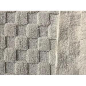 Soft Knitted Jacquard Pattern Fleece Fabric for Shu Velveteen Double Side Mirco
