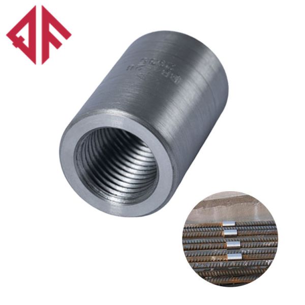 Buy Concrete Standard Od 62.5mm Threaded Rebar Coupler Tensile Strength 540mpa at wholesale prices