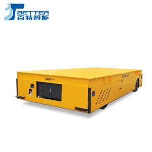 Metal Industry Use Motorized Handling Vehicle with Transfer Cart