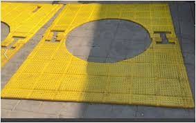 Polyurethane Urethane PU Antiskid Cushions For Drilling Platform