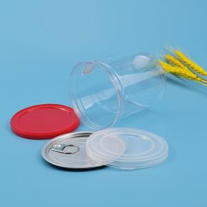 Easy Open 450ml Aluminium Lid 30G Plastic Food Cans