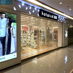 SS 201 Durable Glass Roller Shutter With 12mm Tube