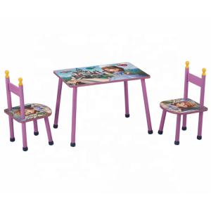 Quality Bedroom Childrens Pink Table And Chairs Activity Set Game Personalised for sale