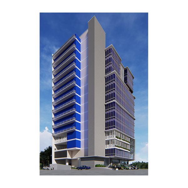 Skyscraper Glass Expose Frame Aluminum Curtain Wall, Structure Glass Curtain