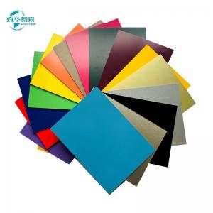 China Solid Color ACP Exterior Wall Cladding PE PVDF Coating Glossy Exterior Composite Cladding on sale