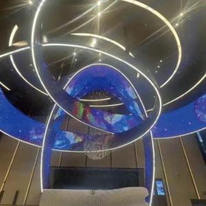 Commercial Digital Advertising Led Display Screen P15 Ceiling Mount Custom