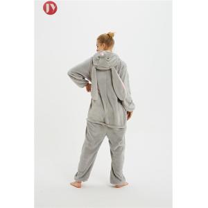 Long Ears Fleece Kigurumi Onesie Women Adult Animal Christmas Cosplay