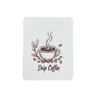 China Kalee Custom Printed 3 Side Seal Pouch Aluminum Foil Food Plastic Packaging Bags Coffee Drip Bags on sale