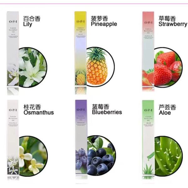 Private Label Fruity Smell Nails Moist Cuticle Revitalizer Oil 15 Styles Soften Brush Nail Care Private Label Cuticle Oil Pen