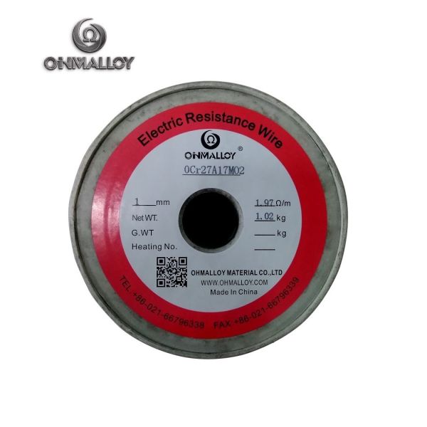 Buy Diameter 1.0Mm FeCrAl 0Cr27Al7Mo2 High Resistance Wire at wholesale prices