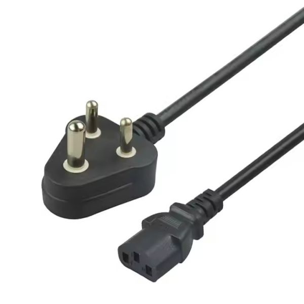 Buy Good Quality Pvc Jacket Power Supply Electrical Power Cable Laptop India Plug Power Cord Black at wholesale prices