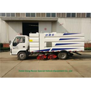 China Outdoor Vacuum Isuzu Road Sweeper Truck / Urban Street Road Cleaning Vehicle on sale