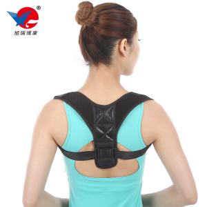 Leather Upper Back Posture Corrector Fashion Shoulder Orthosis Brace Support OEM