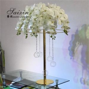 China Factory wholesale wedding table centerpieces gold metal umbrella on sale