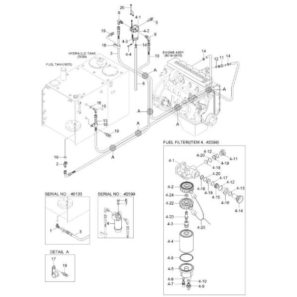 11NA-71050 11NA71050 Bowl - clear Fuel Filter For Hyundai Excavator Spare Parts