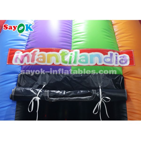 Go Outdoors Air Tent Colorful Inflatable Disco Tent Bounce House With Air Blower For Amusement Park