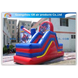 Commercial Spiderman Inflatable Bouncy Castle Kids Inflatable Bouncer With Slide