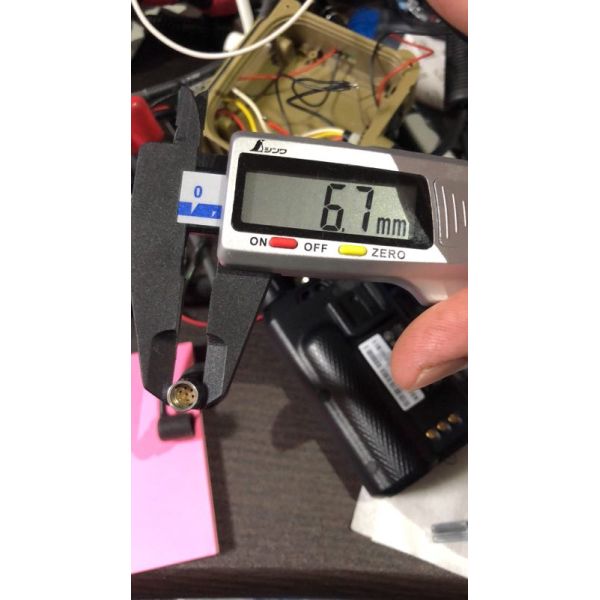 SS Body Equivalent Cable Connector 102 103 7 Pin Fischer Connector With Male Female Pins