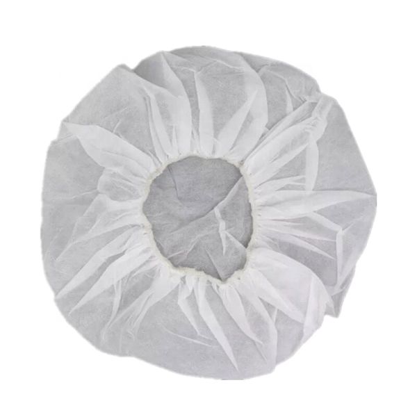 Non Woven Fabric Disposable Head Cap For Clinic , Food Industrial