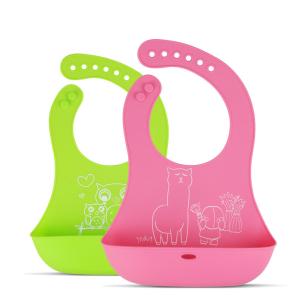 Silicone Baby Bibs BPA Free Flexible For Little Children