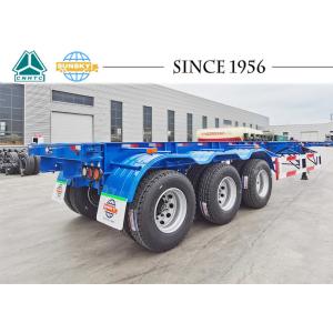 China 3 Axle Skeleton Trailer Exported To Tanzania on sale