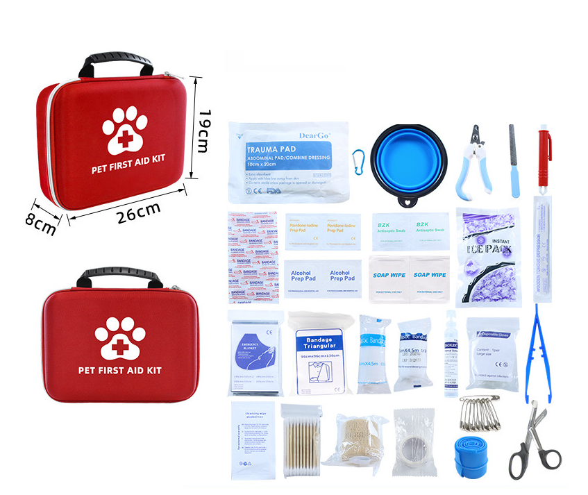Portable Mini Medical First Aid Kit Travel Custom Small First Aid Kit Emergency Red First Aid Bag