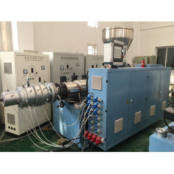 75mm~315mm Plastic Pipe Making Machine For UPVC CPVC OPVC Water Supply And Drainage