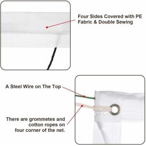 32ftX3ft Outdoor Volleyball Net for Sports Activities Adjustable Height