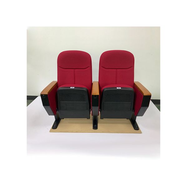 Buy Audit Customizable Church Auditorium Chairs With Wooden Writing Pad at wholesale prices